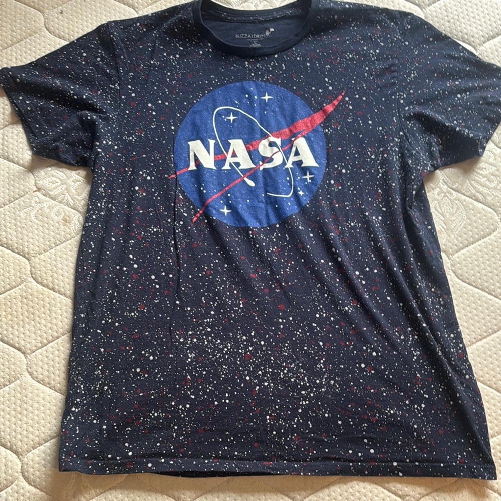 NASA Graphic Short Sleeve Tee - Navy Space Logo